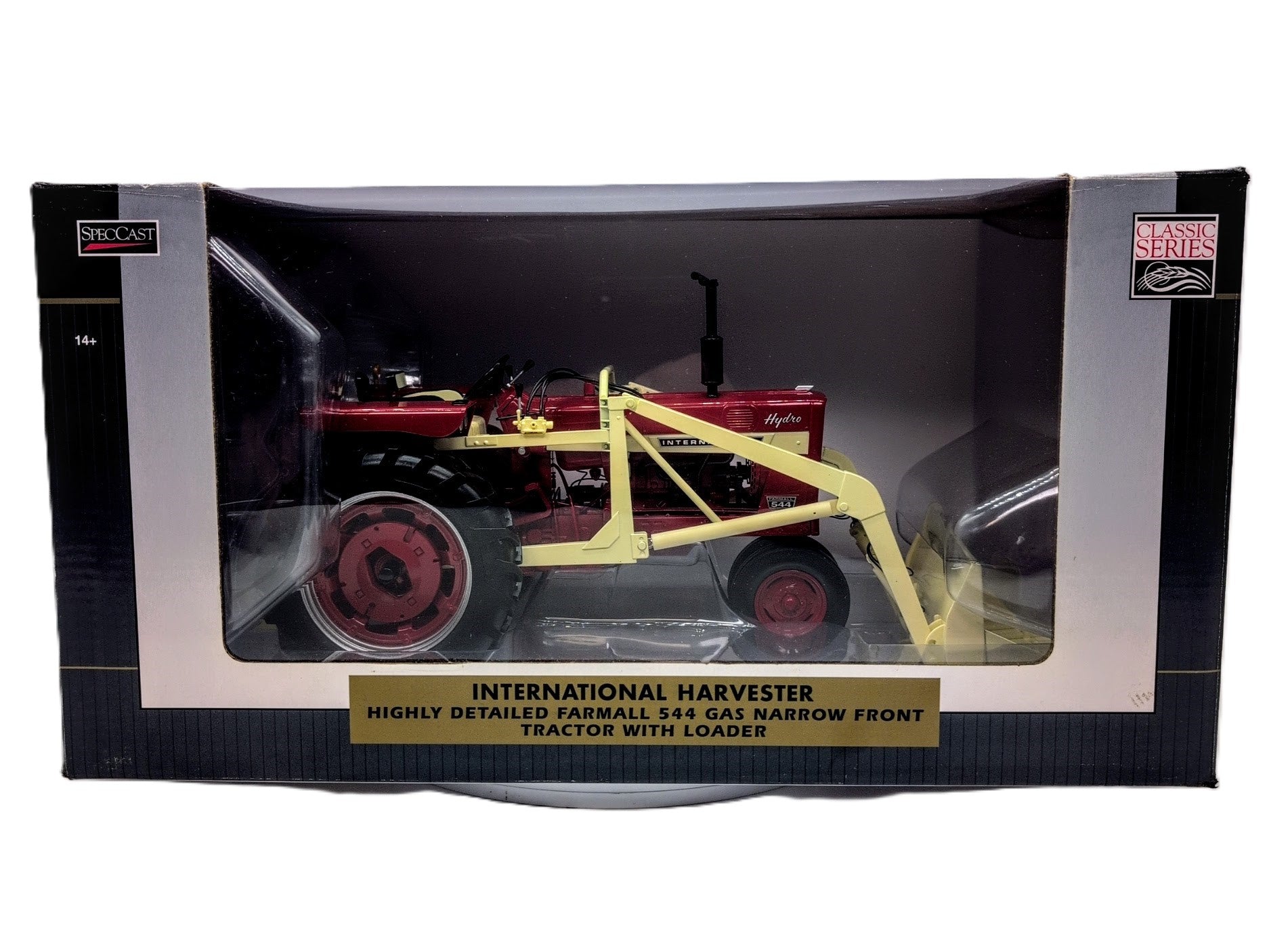 1/16 International Harvester 544 Tractor With Narrow Front & Loader - Farm Toy Tractor