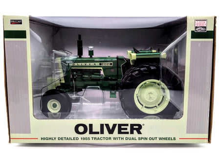 1/16 White Oliver 1955 With Dual Spin Out Wheels Toy Tractor Times - Farm Toy Tractor