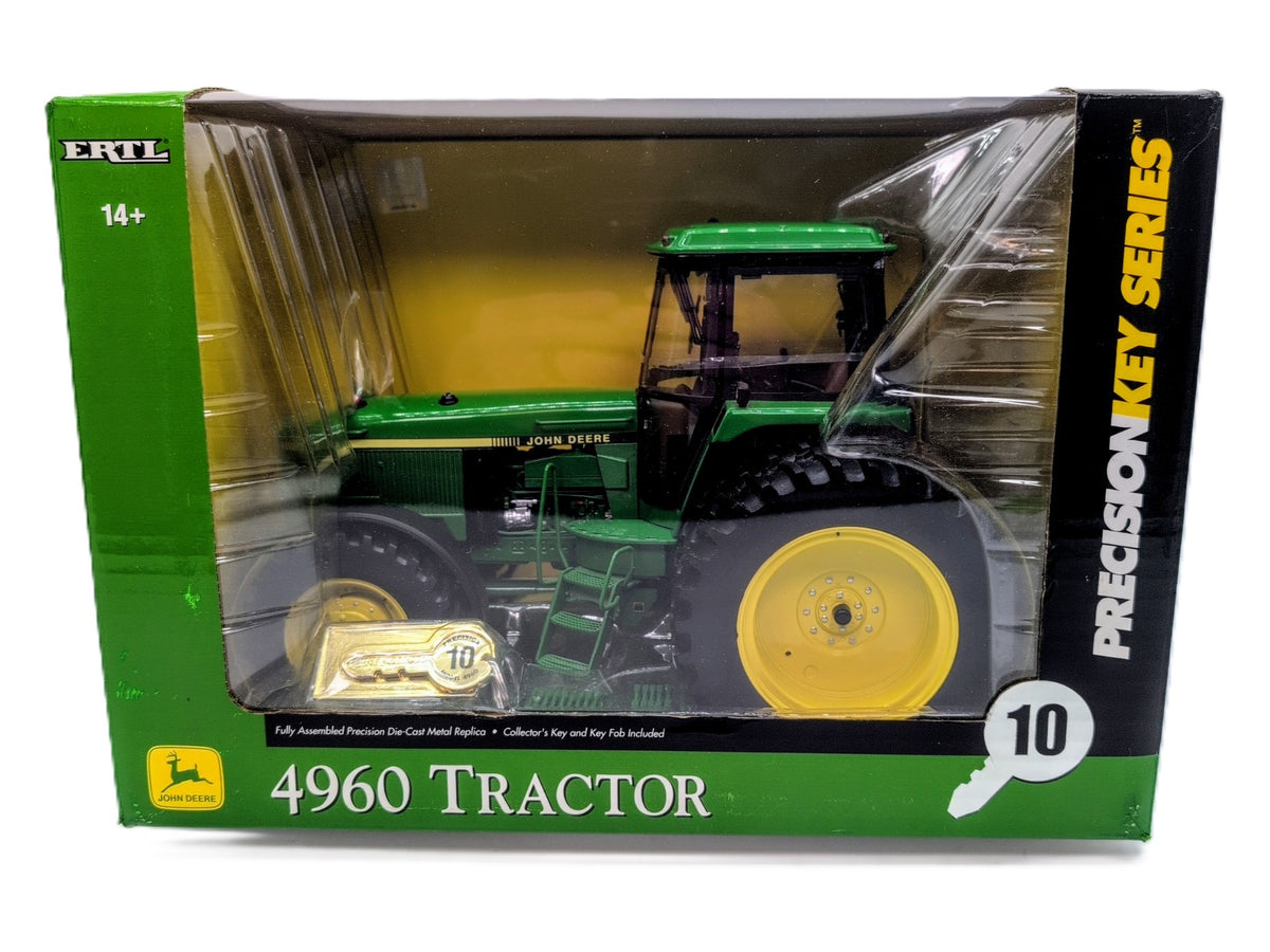 1/16 John Deere 4960 Tractor With Front Wheel Assist & Duals, Precision Key Series #10 - Farm Toy