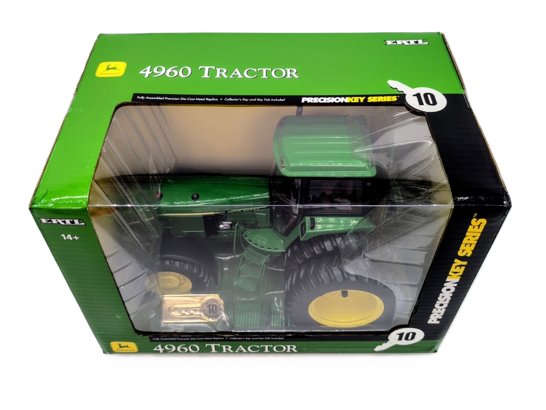 1/16 John Deere 4960 Tractor With Front Wheel Assist & Duals, Precision Key Series #10 - Farm Toy