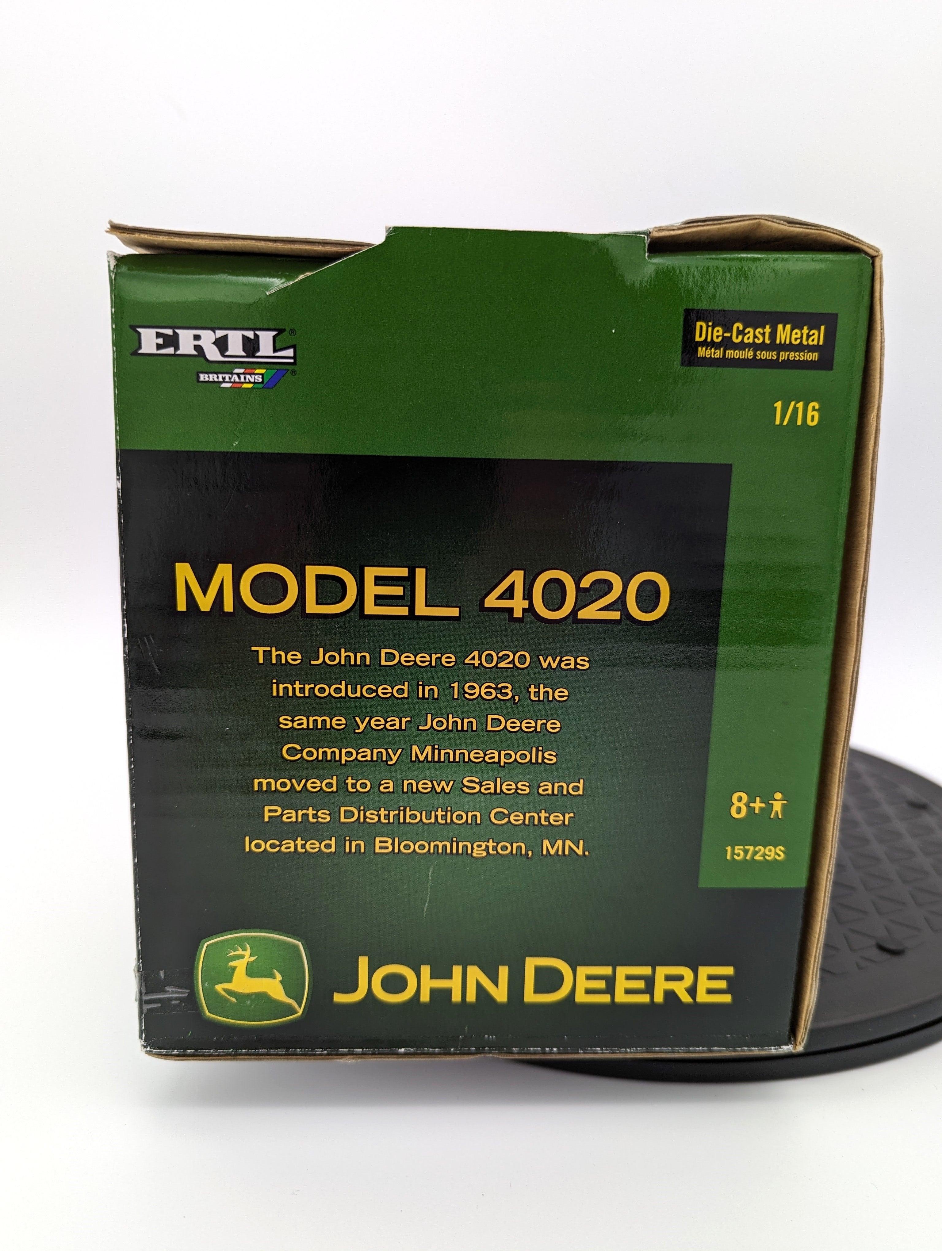 1/16 Gold John Deere 4020 Tractor, Minneapolis Sales And Parts
