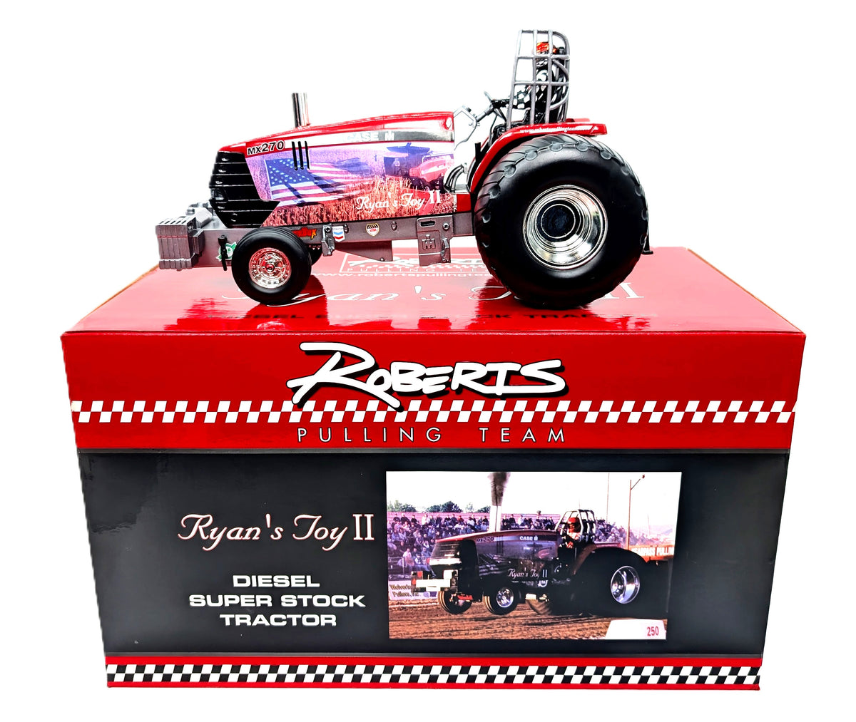 1/16 Roberts Pulling Team Ryan's Toy II Diesel Super Stock Pulling Tractor 