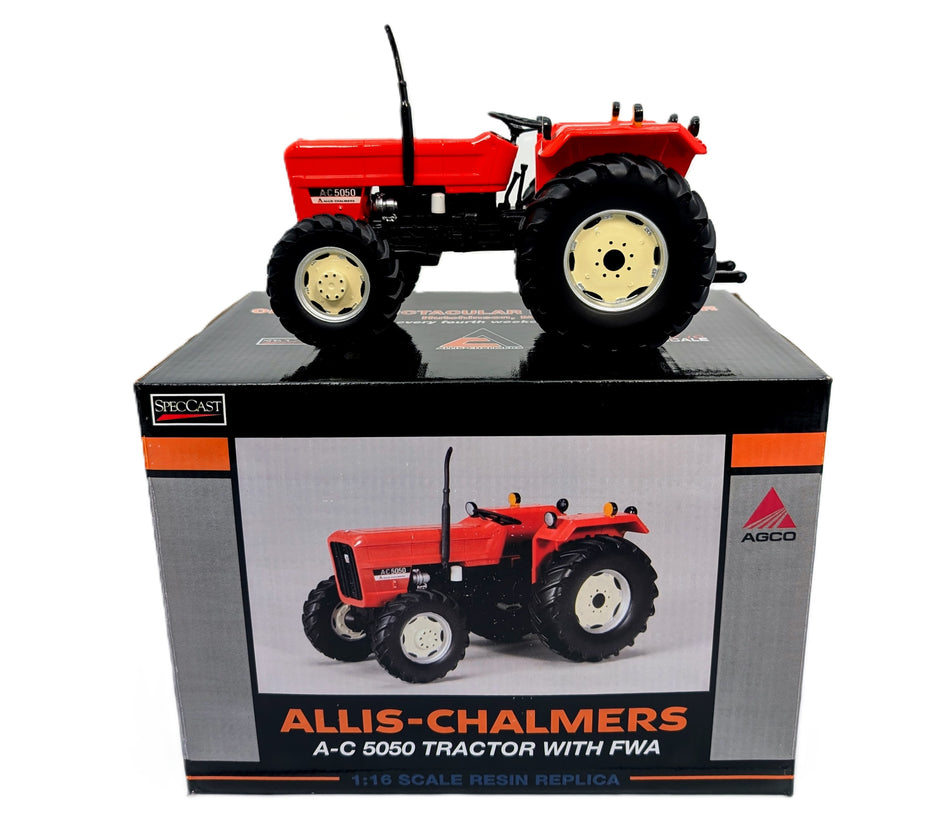 1/16 Allis Chalmers 5050 Tractor With Front Assist, Orange Spectacular Show