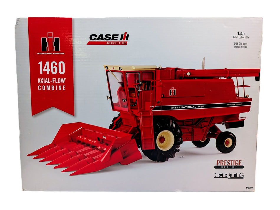 1/16 IH 1460 Combine W/ 810 Grain Platform & 863 Corn Head, Prestige Select