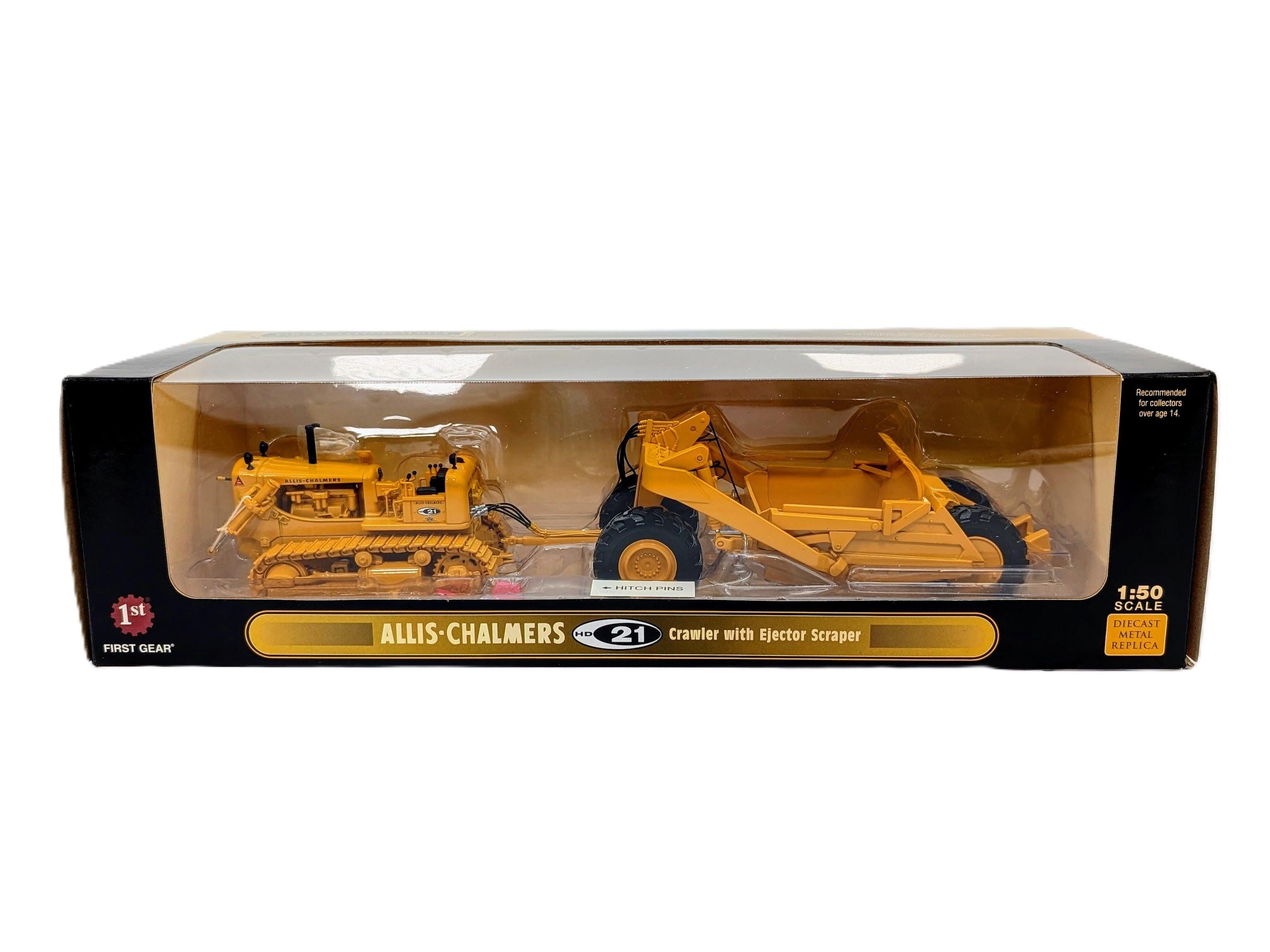 Get the 1/50 scale model of the Allis Chalmers HD21 Crawler with