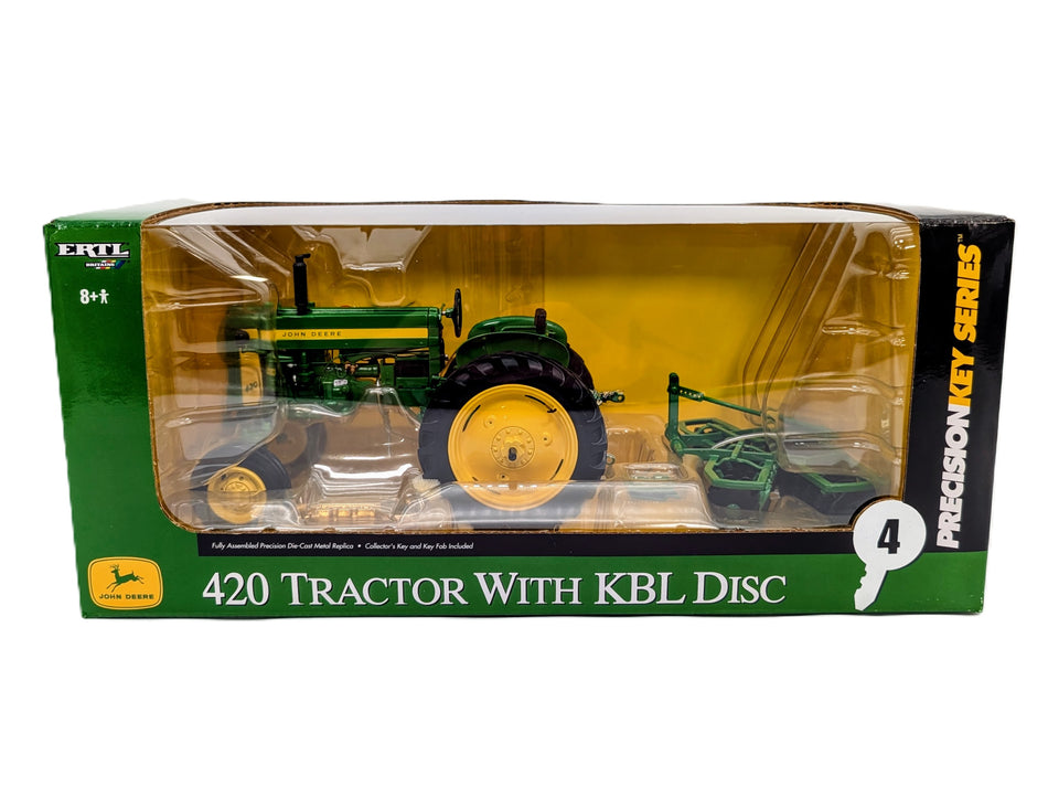 1/16 John Deere 420 Tractor With KBL Disk, Precision Key Series #4