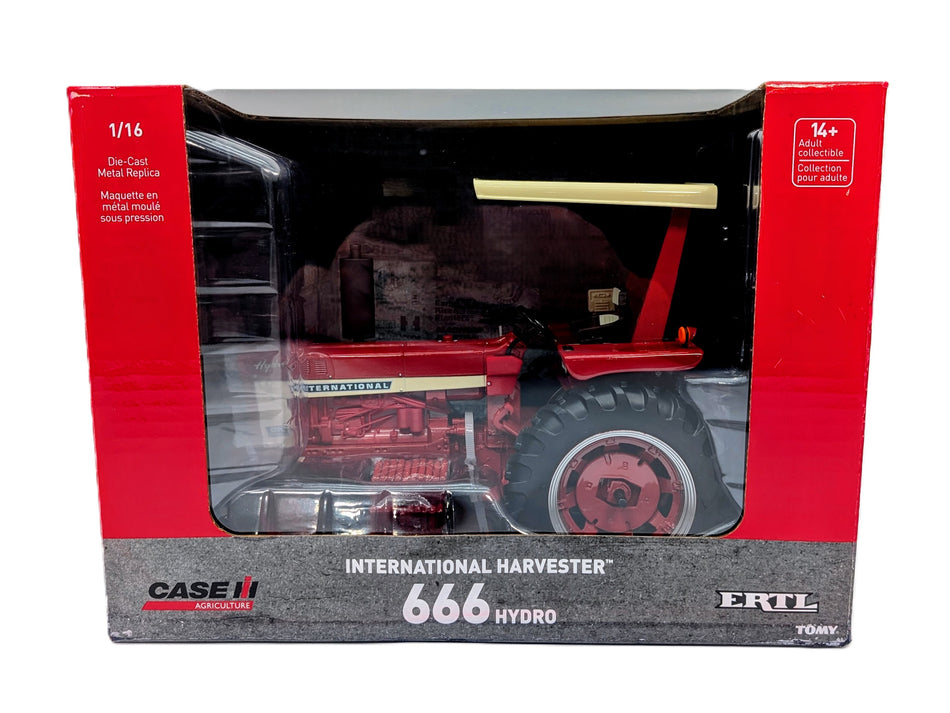 1/16 International Harvester 666 Tractor W/ Narrow Front, Canopy & Fender Radio