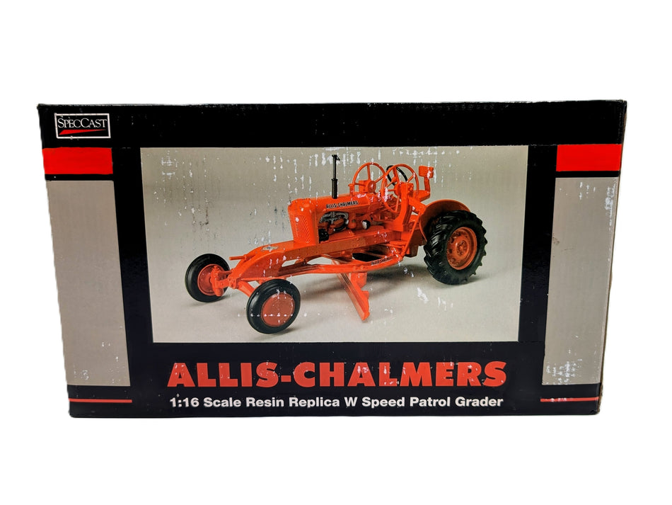 1/16 Allis-Chalmers w/ Speed Patrol Grader, 2016 Orange Spectacular