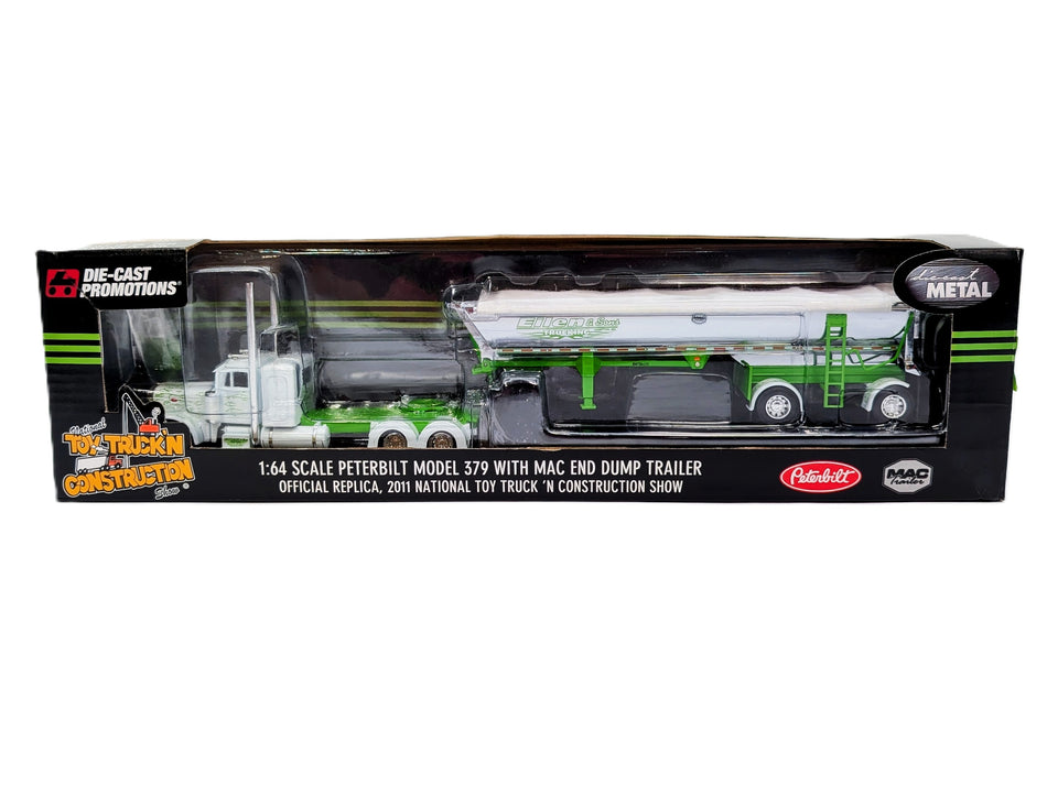 1/64 Peterbilt 379 Semi With Mac End Dump Trailer, Eilen & Sons Trucking