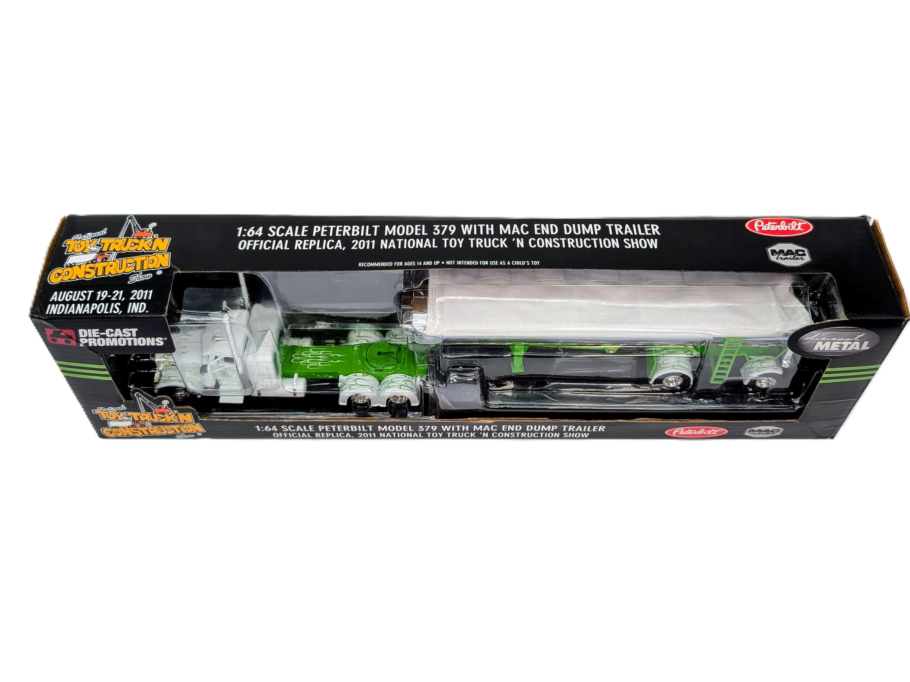 1/64 Peterbilt 379 Semi with Mac End Dump Trailer Eilen & Sons