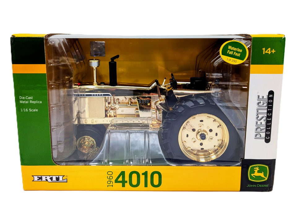 1/16 1960 John Deere 4010 Diesel Tractor Narrow Front Prestige Gold 1 of 250