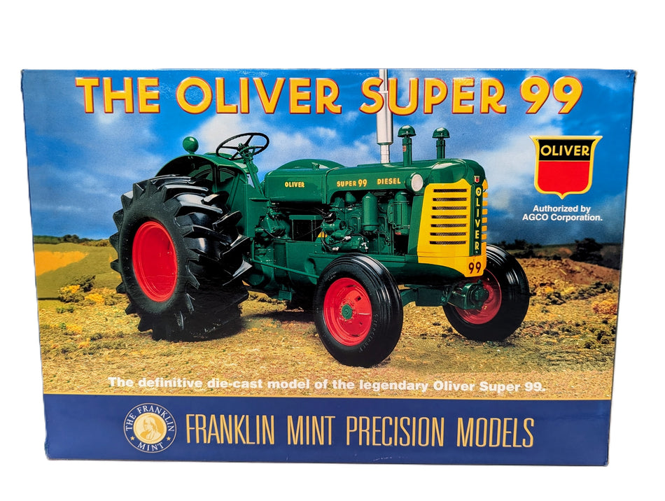 1/12 Oliver Super 99 Wide Front Tractor, Franklin Mint