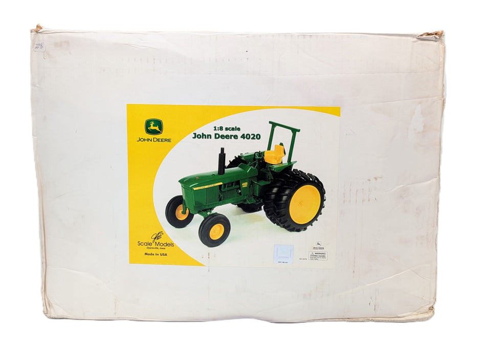 1/18 John Deere 4020 Diesel Wide Front Tractor Duals ROPS