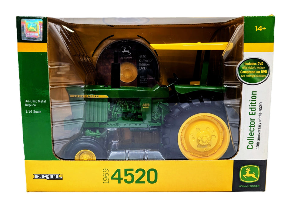 1/16 1969 John Deere 4520 Diesel Prestige Tractor With Canopy, 40th Anniversary