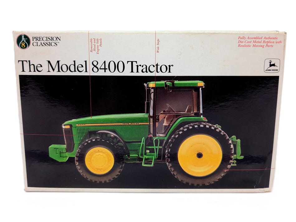 1/32 John Deere 8400 Tractor w/ FWA & Duals, Early Decal Version, Precision Series