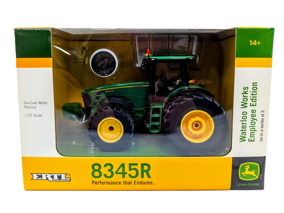 1/32 John Deere 8345R FWA Tractor Waterloo Works Employee Edition