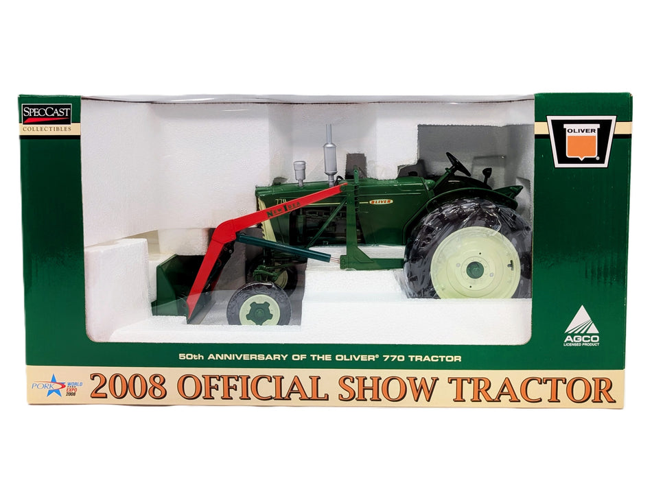 1/16 Oliver 770 Tractor With New Idea 504 Loader, 2008 World Pork Expo