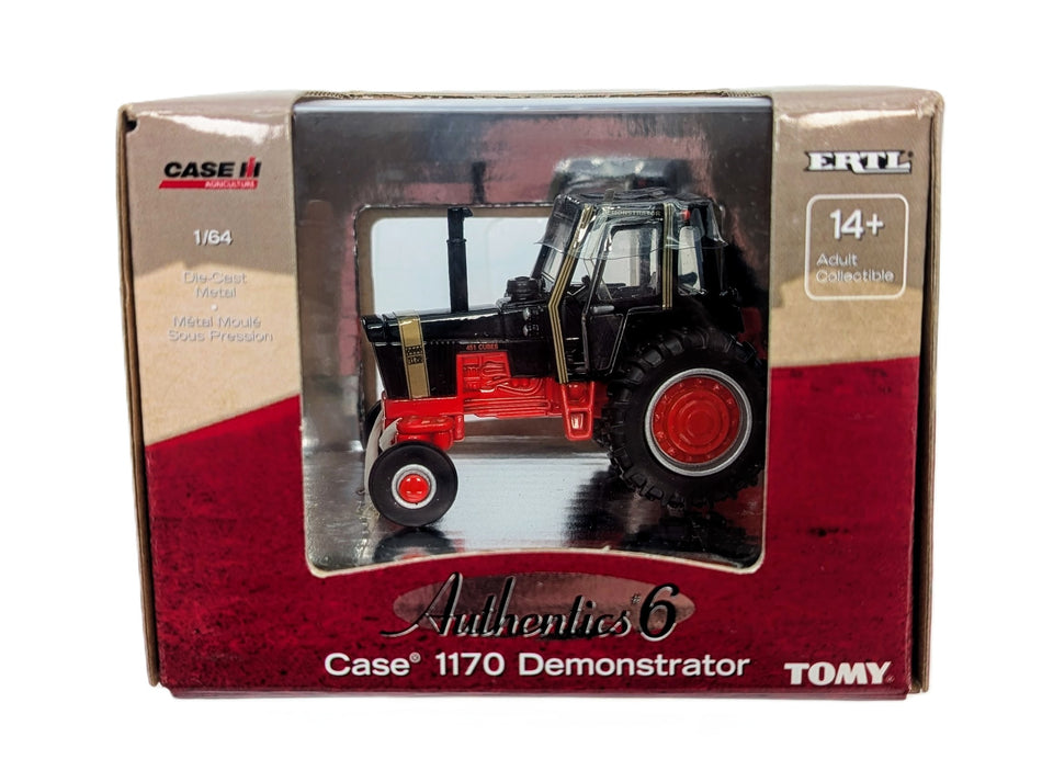 1/64 Case 1170 Demonstrator Black Knight Tractor w/ Cab, Authentics #6