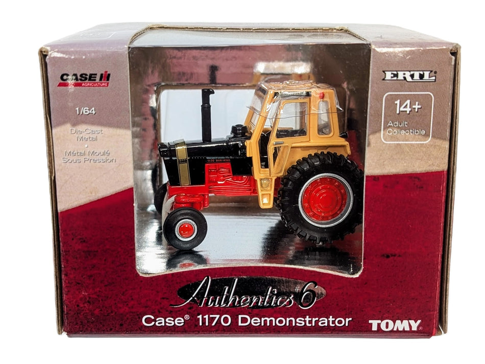 1/64 Case 1170 Golden Demonstrator Tractor With Cab, Authentics #6