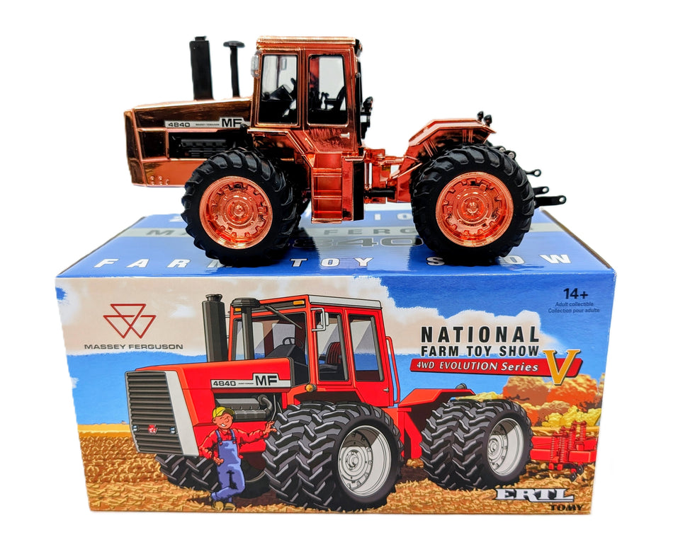 1/32 Massey Ferguson 4840 4wd w/ Duals, 2022 National Farm Toy Show Ed. Copper