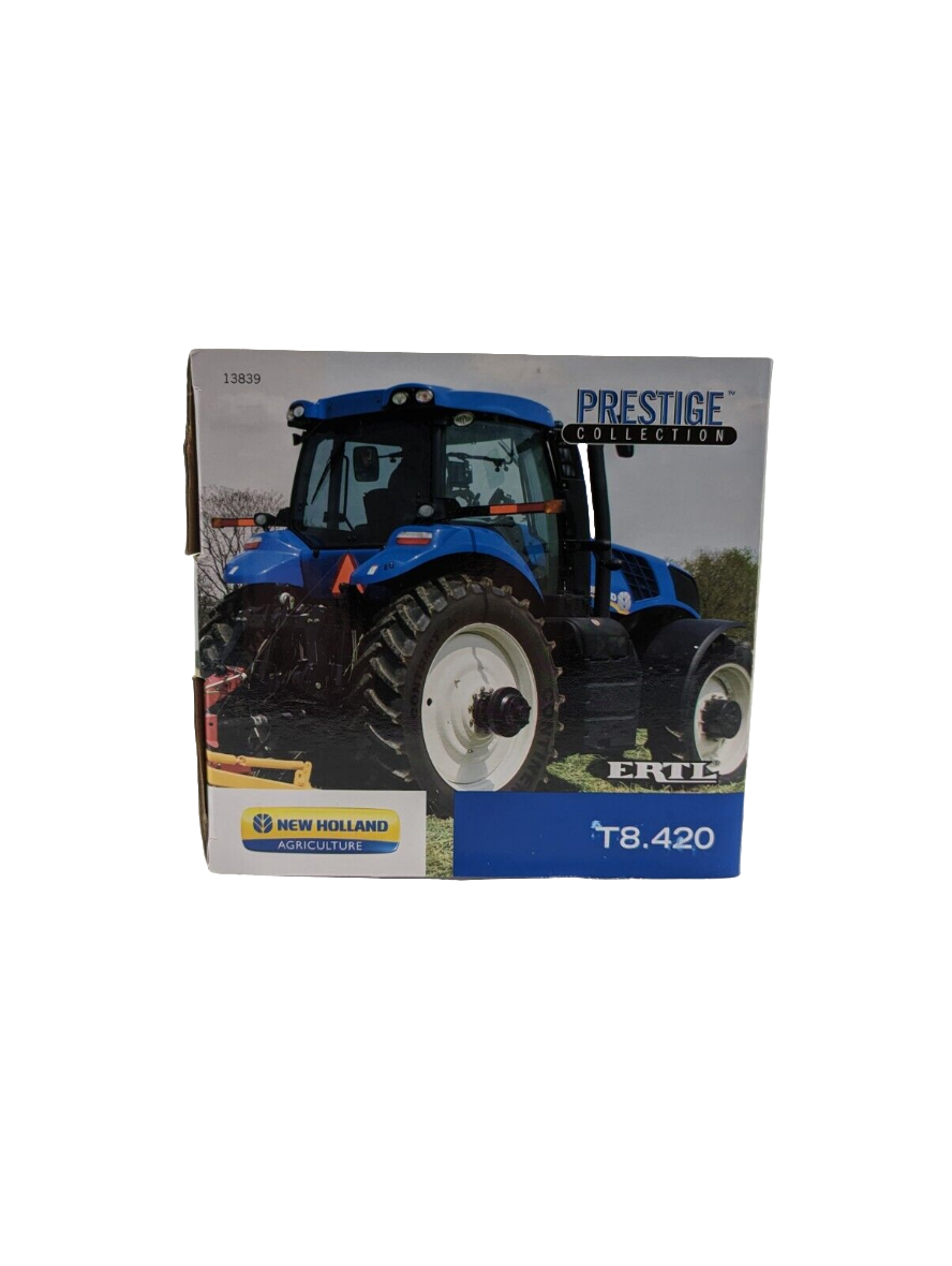 "New Holland T8.420 Tractor 1/32 Scale Ertl Toy - Prestige Collection"