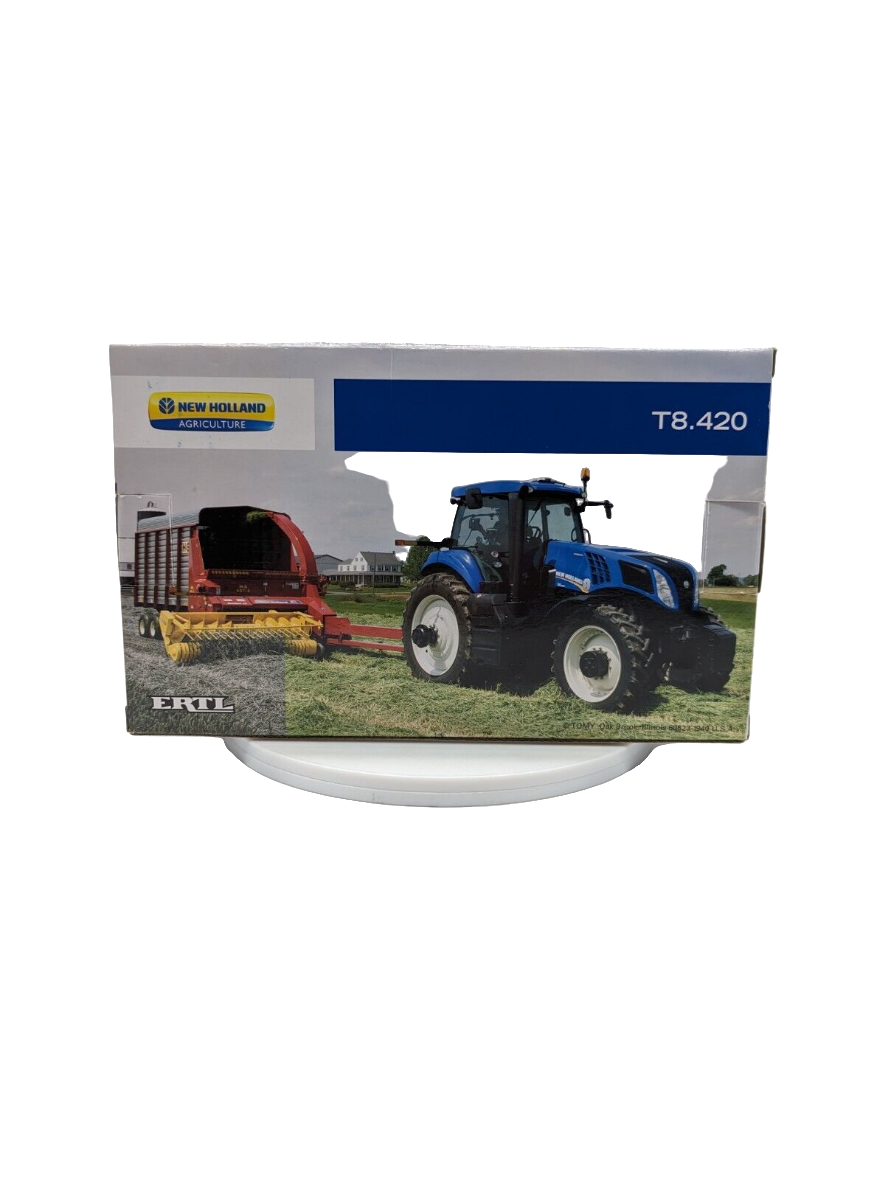 "New Holland T8.420 Tractor 1/32 Scale Ertl Toy - Prestige Collection"