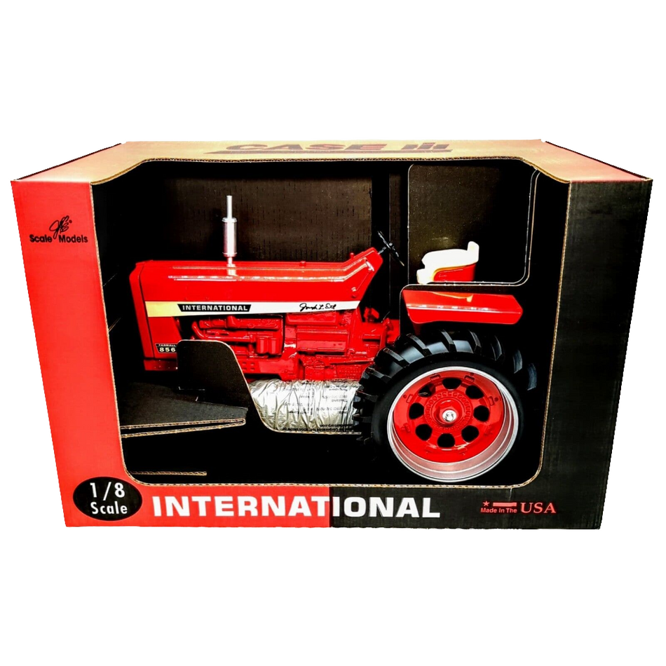 1/8 International 856 Tractor With Narrow Front, Farm Progress Show Ertl Signed MINT